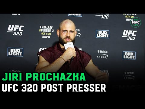 Jiri Prochazka talks crying at Alex Pereira win: "I like his team"