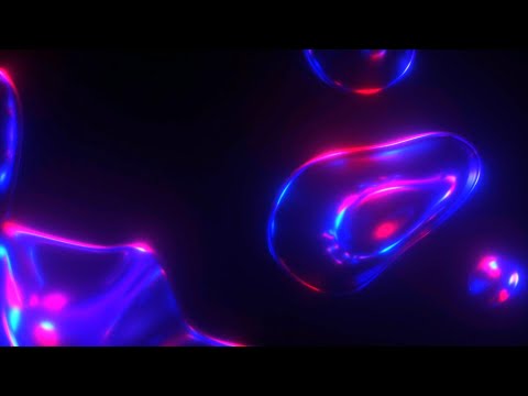 🎬 Fluid Blue and Purple Bubble in Motion | Abstract Loop 4K (No Audio)