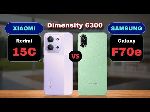 6000 mAh: Redmi 15C vs Samsung Galaxy F70e Comparison Who is Better?