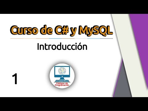C# and MySQL Course: 1 - Installation