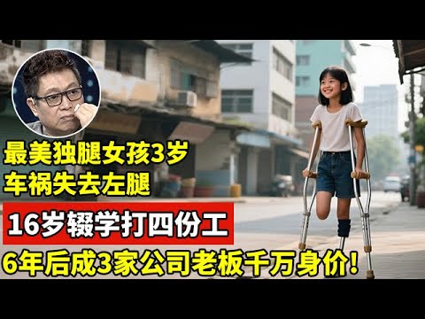 最美独腿女孩!3岁车祸失去左腿,16岁辍学打工,6年后竟成三家公司女老板,千万身价!【王芳王为念访谈】
