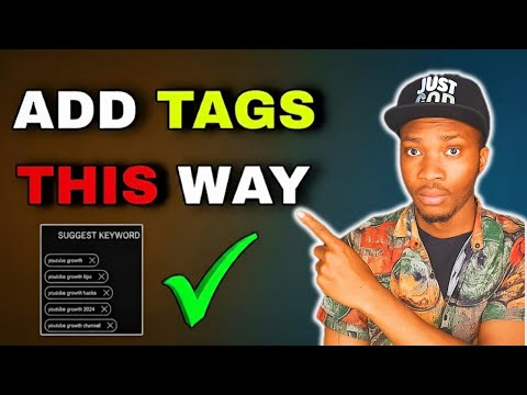 How To Add Tags To Your YouTube Video! (Studio Method)