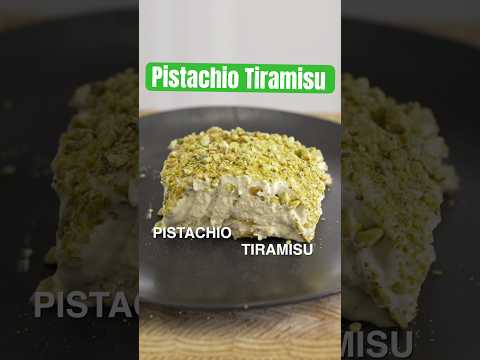 Pistachio Tiramisu is perfect for Christmas #shorts