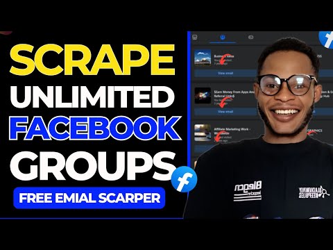 How To Scrape Every Facebook Groups For FREE (Facebook Email Scraper)