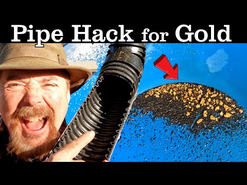 Gold Prospecting Hack - Find Gold Using a Rain Gutter! 🏆🔩