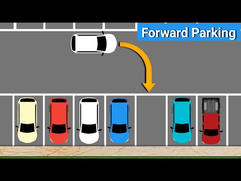 Forward Parking (Step by Step)//How to Park/How to Park a Car #carparking #parking