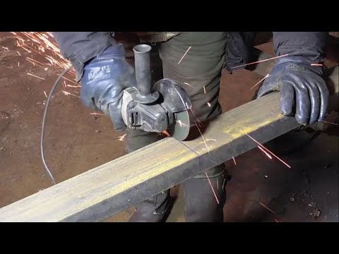 КАК маленькой болгаркой легко резать БОЛЬШОЙ ТОЛСТЫЙ металл