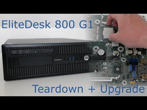 HP EliteDesk 800 G1 SFF - Teardown and Upgrade