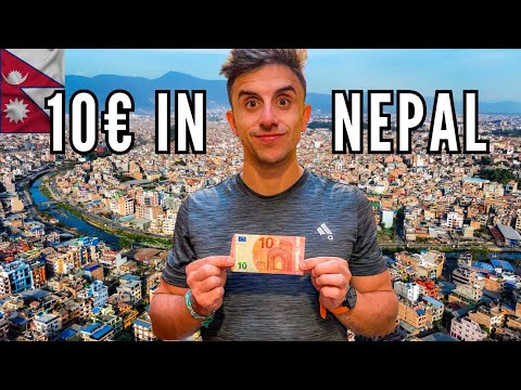 What do I buy with €10 in NEPAL 🇳🇵 KATHMANDU is VERY CHEAP!