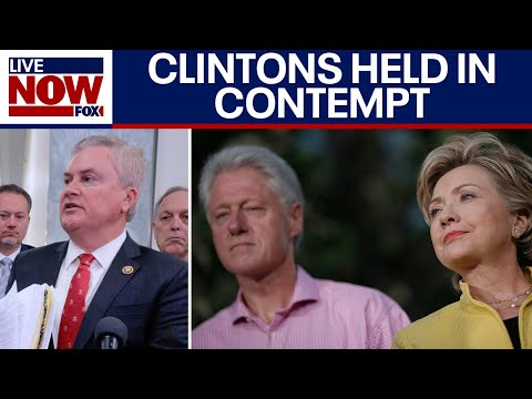 BREAKING: Clintons held in Contempt of Congress