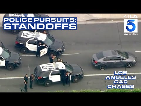 Police pursuits ending in standoffs  | Los Angeles Car Chases