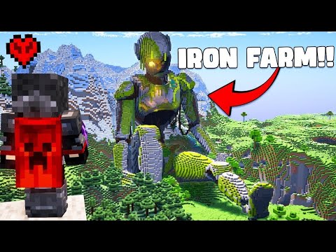 I Built The Most INSANE Iron Farm In Minecraft!