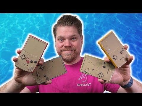 EXTREME Flood Damaged Game Boy Colors - Restored(ish)