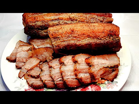 Salo in the oven. Delicate, just melts in your mouth. Tastes better than homemade sausage