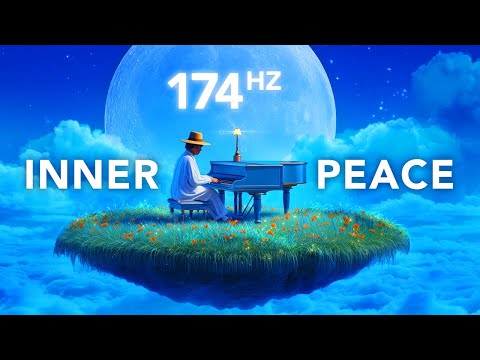 174 Hz Anxiety Relief, Stop Overthinking, Fall Asleep in Minutes