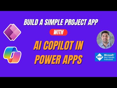 Create a Project App Using Copilot AI in Power Apps