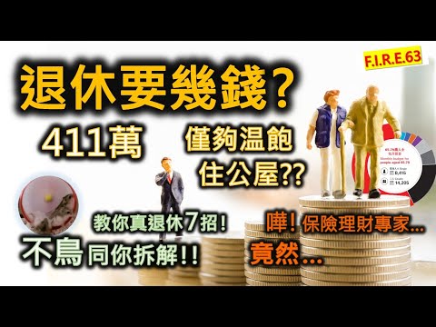 【洞悉偽理財】香港人退休要幾錢？411萬僅夠温飽住公屋？不鳥教你理財7招保退休！學會退休規劃、真理財、資產配置，看穿保險理財專家話術！#退休規劃 #理財規劃 #資產配置 【輕鬆學財務自由63】