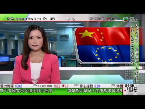 TVB午間新聞｜中歐官員通話商稀土出口管制等 王文濤指中方措施依法依規｜特朗普改口稱未必晤習近平 特朗普取消美俄元首會談稱不想「浪費時間」｜法國巴黎龍捲風致最少1死10傷4人危殆｜TVB News