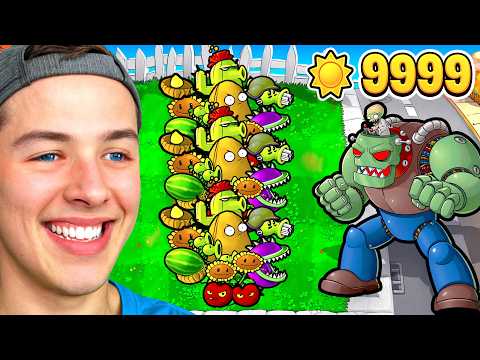 Can Hacked Plants Survive 100,000 Zombies??