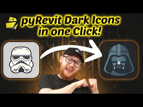 Automate Dark Theme Icons for pyRevit with a Single Script