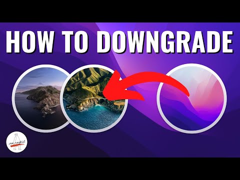 Downgrade from macOS Monterey to Big Sur or Catalina on Intel and M1 Macs!