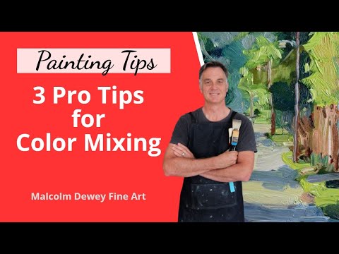 Three Top Tips for Excellent COLOR Mixing 🎨 (Art Pro Tips)