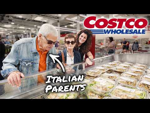 Italians Shop at COSTCO For the First Time