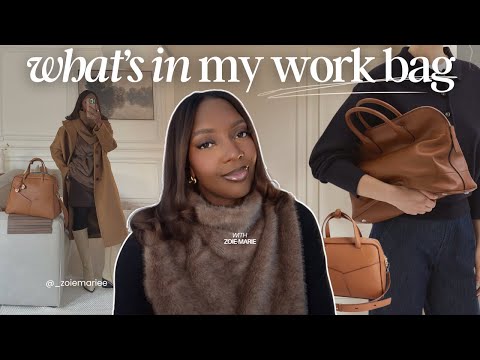 WHAT'S IN MY WORK BAG 👜✨| kaai bags
