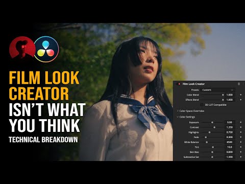 The TRUTH About the Film Look Creator (i read the manual) | DaVinci Resolve 19