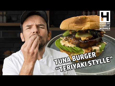 Schnelles Tuna Burger "Teriyaki Style" Rezept "live on tape" von Steffen Henssler