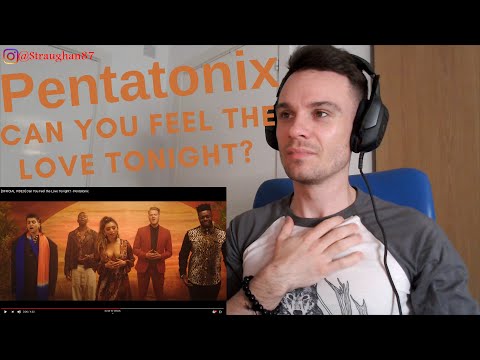 REACTING TO Pentatonix - Can You Feel the Love Tonight?