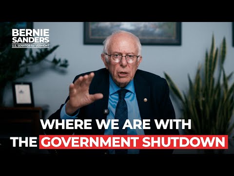 Where We Are With The Government Shutdown | Sen. Bernie Sanders