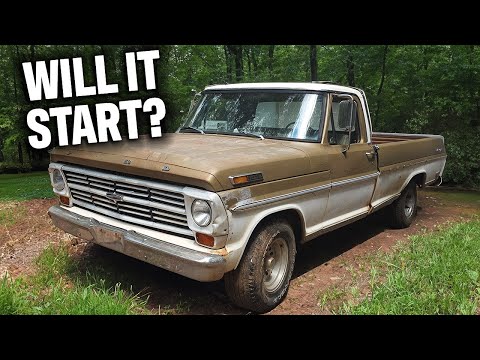 WILL IT START? Abandoned 1968 Ford F100 Ranger XLT