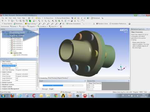 CADFEM Tutorial No.4 - Performing Calculations for a Bolted Assembly using ANSYS® Workbench™