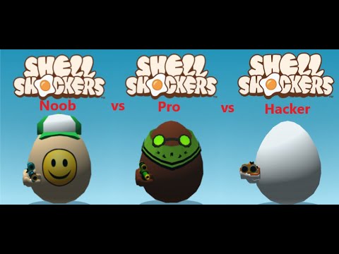 Shell Shockers | Noob vs Pro vs Hacker