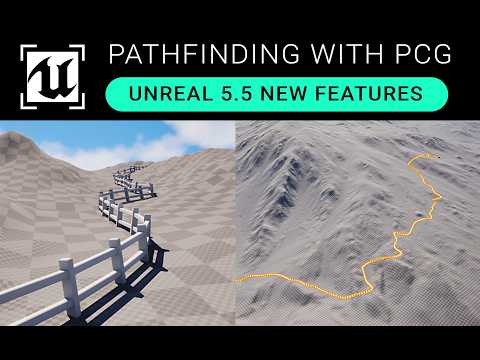 Unreal 5.5 - Pathfinding With PCG (New Features)