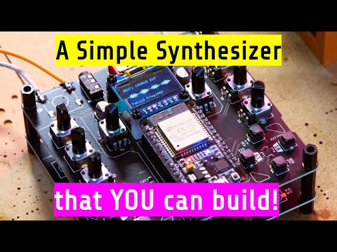 A simple Synthesizer that you can build yourself! (ESP32 + Mozzi)