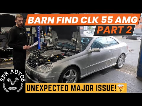 CUSTOMER BUYS LOW MILEAGE MERCEDES w209 CLK 55 AMG, PART 2! TURNS INTO A DISASTER! NOT GOOD NEWS! 🤯