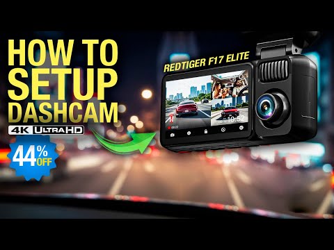 How to Install & Setup REDTIGER F17 Elite 4K Dash Cam in Your Car