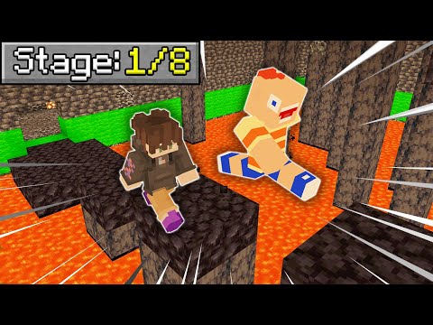 I Built a Parkour Race for my friends