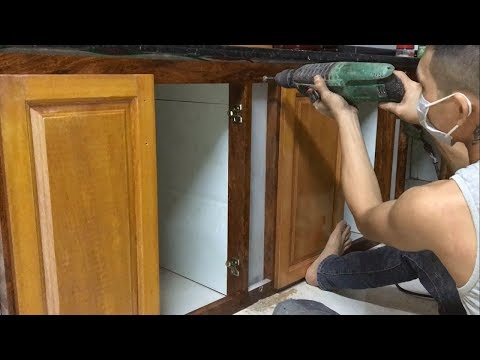 Build & Install Frame Under Kitchen Cabinets - Amazing Woodworking Skills Extremely Smart Carpenter