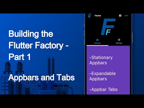 Let's Build a Flutter App! 01 - Appbars and Tabs