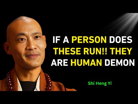 5 Signs You're Dealing With a Human Demon (RUN!!!) | Shi heng yi