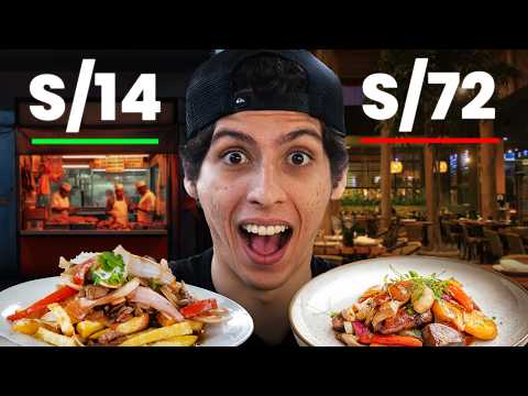 Probando Lomo Saltado de S/14 vs S/72