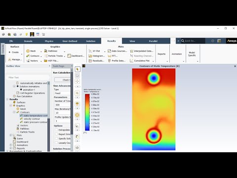 ANSYS Fluent Natural Convection and Unsteady flow Analysis of a 2D Solid Cylinder