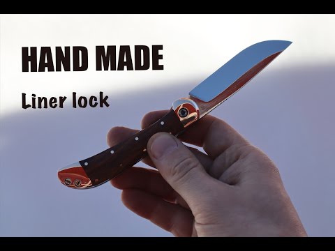 Knife making - Hand made liner lock knife