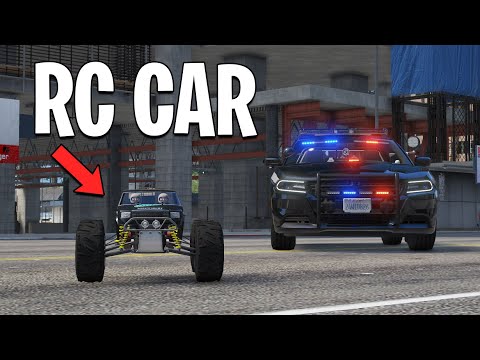 I Became A Getaway Driver In A RC Car in GTA 5 RP
