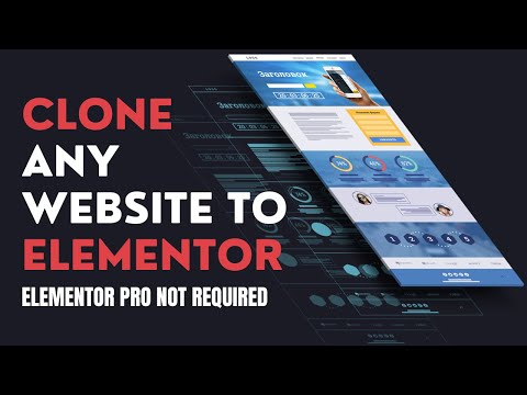 How to Clone a Website to WordPress Elementor Free Version With ClonewebX