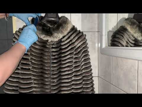 I clean my REX RABBIT FUR COAT in different ways