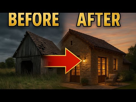 TIMELAPSE - FROM AN OLD BARN TO A LUXURY AIRBNB !